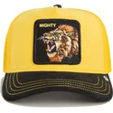 czapka-trucker-zolto-czarna-lew-mighty-lion-suede-the-farm-od-goorin-bros