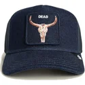 granatowa-czapka-trucker-bull-dead-denim-the-farm-od-goorin-bros