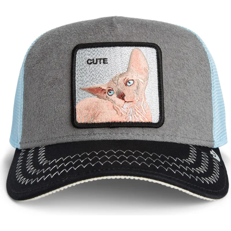 czapka-trucker-multicolor-kot-cute-remix-the-farm-od-goorin-bros