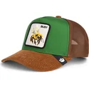 czapka-trucker-zielona-i-brazowa-pszczola-busy-remix-the-farm-od-goorin-bros
