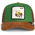 czapka-trucker-zielono-brazowa-pszczola-busy-remix-the-farm-od-goorin-bros