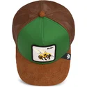 czapka-trucker-zielono-brazowa-pszczola-busy-remix-the-farm-od-goorin-bros