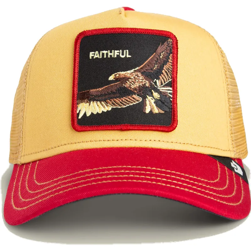 czapka-trucker-zolta-i-czerwona-orzel-the-faithful-eagle-sport-the-farm-od-goorin-bros
