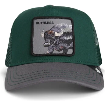 Czapka trucker zielono-szara Buffalo Ruthless Two-Tone Buffalo Sport The Farm od Goorin Bros.