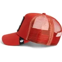 czerwona-czapka-trucker-z-dinozaurem-t-rex-the-extinct-skull-grit-the-farm-od-goorin-bros
