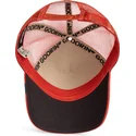 czerwona-czapka-trucker-z-dinozaurem-t-rex-the-extinct-skull-grit-the-farm-od-goorin-bros