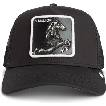 Czapka trucker czarna koń Stallion The Farm od Goorin Bros.