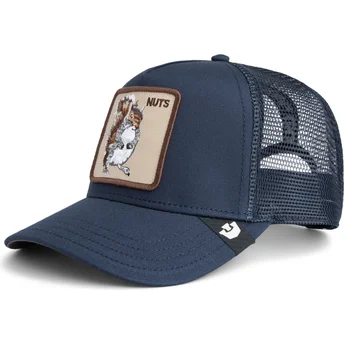 Czapka trucker granatowa wiewiórka Nuts The Farm od Goorin Bros.