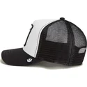 czapka-trucker-biala-i-czarna-dla-dziecka-pszczola-the-queen-mini-the-farm-od-goorin-bros