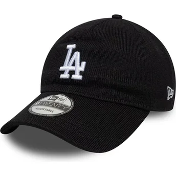Czarna regulowana czapka z daszkiem 9TWENTY Merino Wool Los Angeles Dodgers MLB od New Era