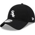 czarna-zakrzywiona-czapka-regulowana-9twenty-z-welny-merynosow-chicago-white-sox-mlb-od-new-era