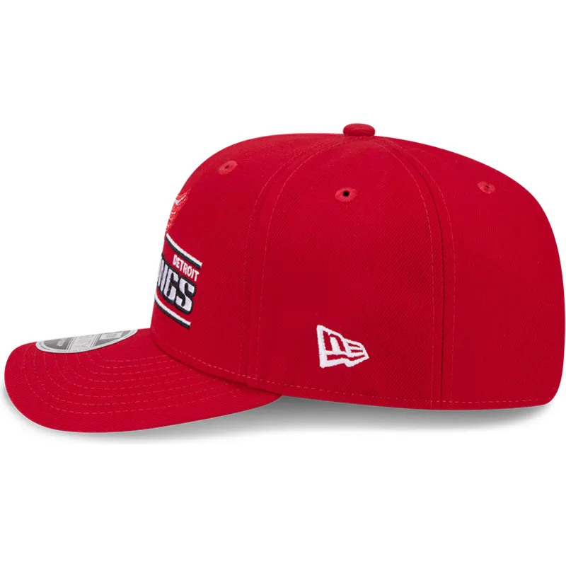 czerwona-czapka-z-daszkiem-snapback-9seventy-stretch-snap-stated-detroit-red-wings-nhl-new-era