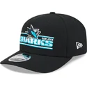 czarna-czapka-z-zakrzywionym-daszkiem-snapback-9seventy-stretch-snap-stated-san-jose-sharks-nhl-new-era