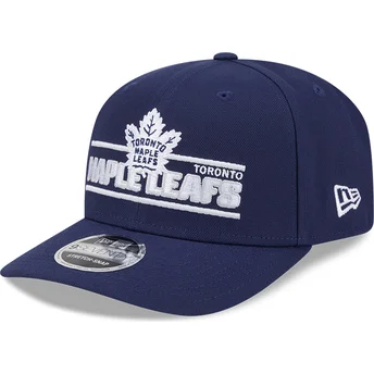 Niebieska czapka z daszkiem snapback 9SEVENTY Stretch Snap Stated Toronto Maple Leafs NHL New Era