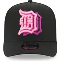 czarna-czapka-z-zakrzywionym-daszkiem-snapback-9fifty-a-frame-neon-detroit-tigers-mlb-od-new-era