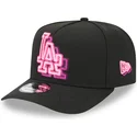 czarna-zakrzywiona-czapka-snapback-9fifty-a-frame-neon-los-angeles-dodgers-mlb-marki-new-era