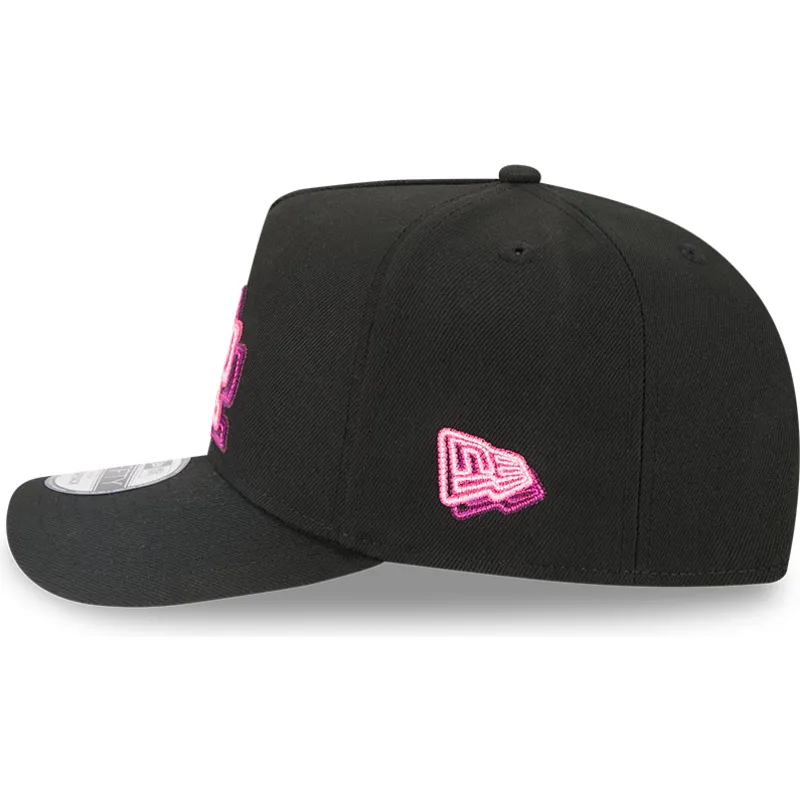 czarna-czapka-z-zakrzywionym-daszkiem-snapback-9fifty-a-frame-neon-los-angeles-dodgers-mlb-new-era