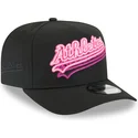czarna-czapka-z-zakrzywionym-daszkiem-snapback-9fifty-a-frame-neon-oakland-athletics-mlb-od-new-era