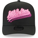 czarna-czapka-z-daszkiem-snapback-9fifty-a-frame-neon-oakland-athletics-mlb-od-new-era