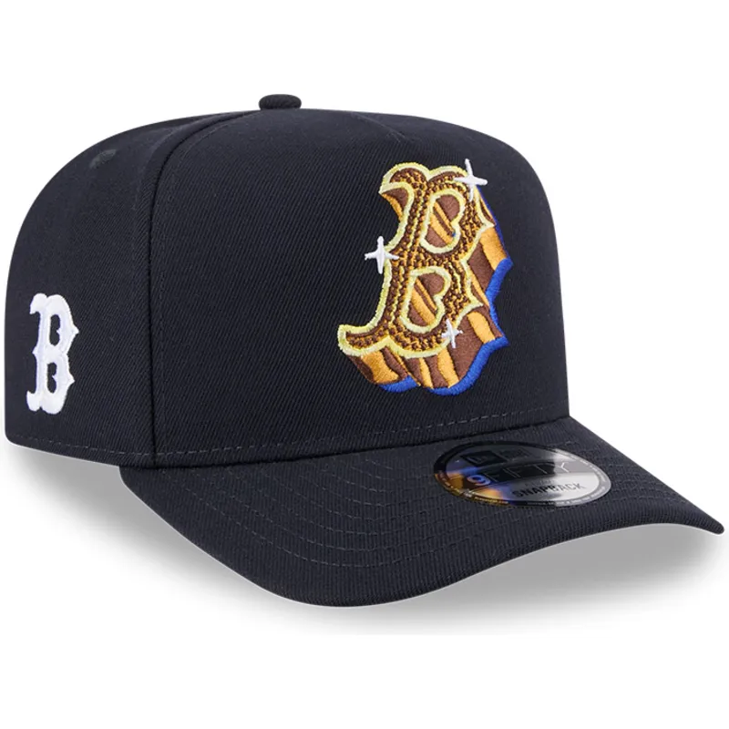 granatowa-czapka-z-zakrzywionym-daszkiem-snapback-9fifty-a-frame-emblem-boston-red-sox-mlb-new-era