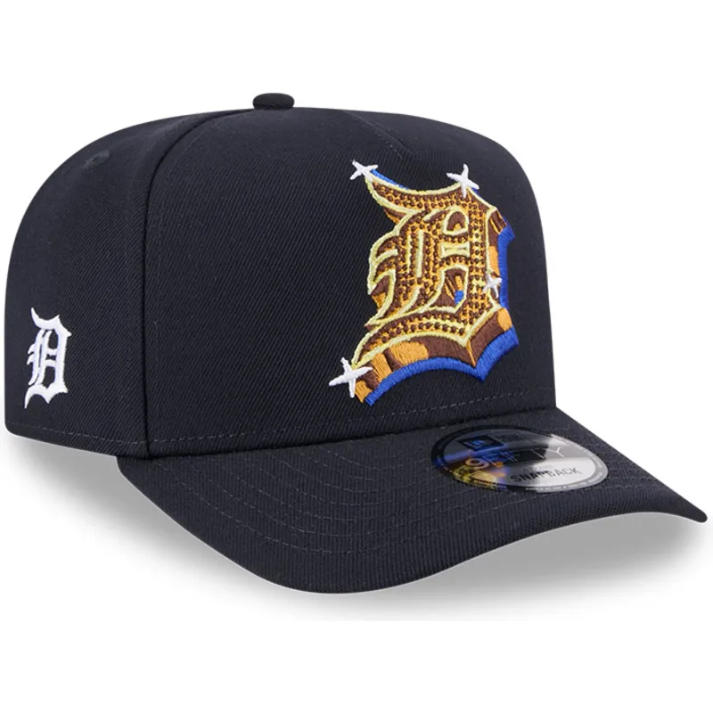 granatowa-czapka-z-zakrzywionym-daszkiem-snapback-9fifty-a-frame-emblem-detroit-tigers-mlb-new-era