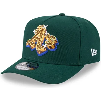 Zielona czapka z daszkiem snapback 9FIFTY A Frame Emblem Oakland Athletics MLB od New Era