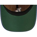 regulowana-brazowo-niebieska-czapka-z-zakrzywionym-daszkiem-9twenty-a-frame-wool-pinstripe-los-angeles-dodgers-mlb-od-new-era