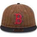 brazowa-i-granatowa-regulowana-czapka-z-daszkiem-9fifty-retro-crown-wool-pinstripe-boston-red-sox-mlb-new-era