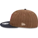 brazowa-i-granatowa-regulowana-czapka-z-daszkiem-9fifty-retro-crown-wool-pinstripe-boston-red-sox-mlb-new-era