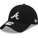 czarna-regulowana-czapka-z-zakrzywionym-daszkiem-9twenty-merino-wool-atlanta-braves-mlb-od-new-era