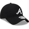 czarna-regulowana-czapka-z-zakrzywionym-daszkiem-9twenty-merino-wool-atlanta-braves-mlb-new-era