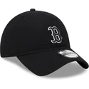 czarna-zakrzywiona-czapka-regulowana-9twenty-merino-wool-boston-red-sox-mlb-od-new-era