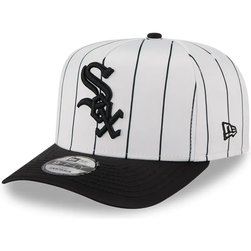 biala-i-czarna-zakrzywiona-czapka-snapback-9fifty-a-frame-satin-pinstripe-chicago-white-sox-mlb-new-era