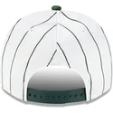 biala-i-zielona-zakrzywiona-czapka-snapback-9fifty-a-frame-satin-pinstripe-oakland-athletics-mlb-new-era