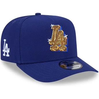 Niebieska czapka z zakrzywionym daszkiem snapback 9FIFTY A Frame Emblem Los Angeles Dodgers MLB od New Era