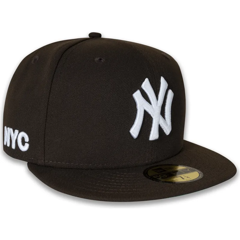 brazowa-dopasowana-czapka-z-daszkiem-59fifty-nyc-side-new-york-yankees-mlb-new-era