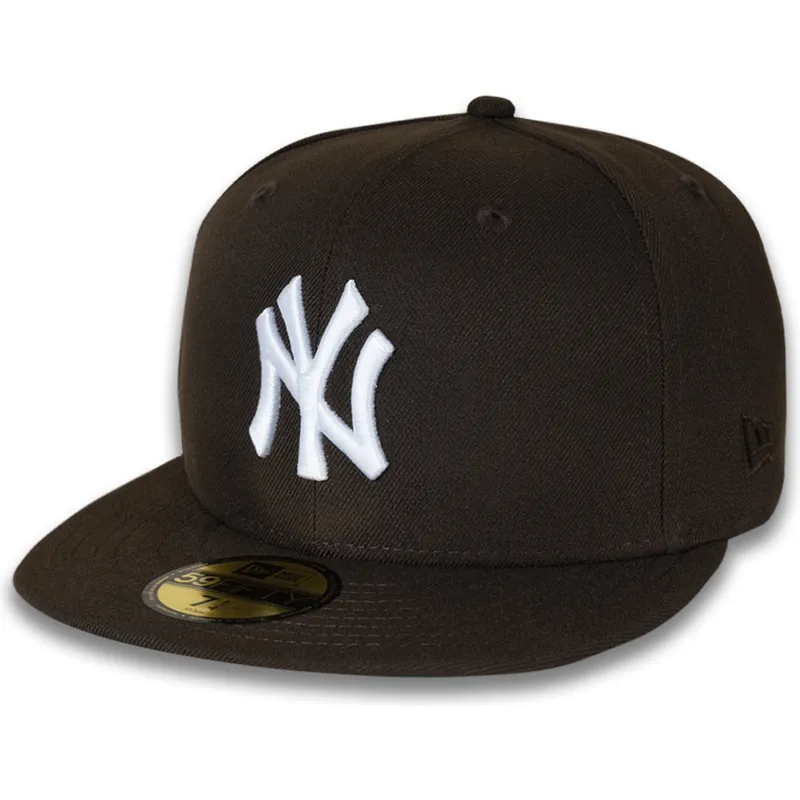 brazowa-dopasowana-czapka-z-daszkiem-59fifty-nyc-side-new-york-yankees-mlb-new-era
