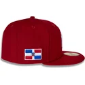 czerwona-dopasowana-czapka-z-daszkiem-59fifty-side-dominican-republic-new-york-yankees-mlb-new-era