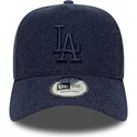 granatowa-czapka-z-zakrzywionym-daszkiem-typu-snapback-z-granatowym-logo-9forty-e-frame-melton-los-angeles-dodgers-mlb-marki-new