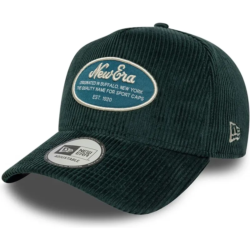 zielona-czapka-z-daszkiem-snapback-9forty-e-frame-patch-cord-new-era