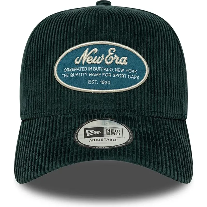 zielona-czapka-z-daszkiem-snapback-9forty-e-frame-patch-cord-new-era