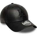 czarna-zakrzywiona-czapka-snapback-z-czarnym-logo-9forty-m-crown-pu-los-angeles-dodgers-mlb-od-new-era
