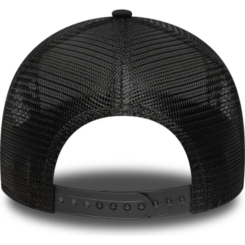 czapka-trucker-czarna-z-zielonym-logo-a-frame-league-essential-new-york-yankees-mlb-new-era