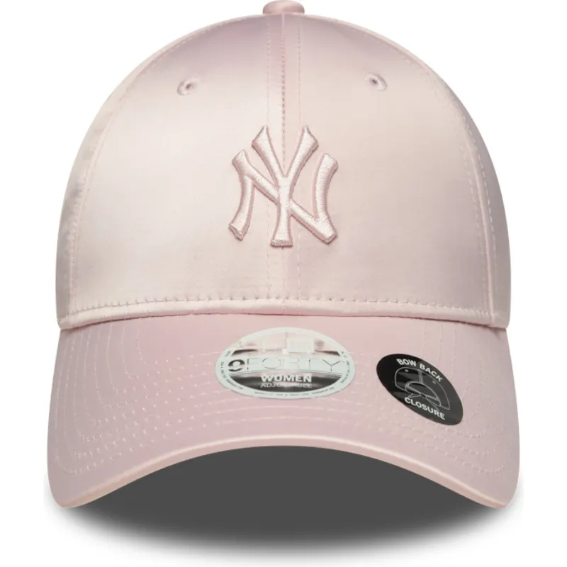 rozowa-regulowana-czapka-z-zakrzywionym-daszkiem-dla-kobiet-z-rozowym-logo-9forty-satin-bow-back-new-york-yankees-mlb-new-era