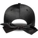 czarna-zakrzywiona-regulowana-czapka-dla-kobiet-z-czarnym-logo-9forty-satin-bow-back-new-york-yankees-mlb-od-new-era