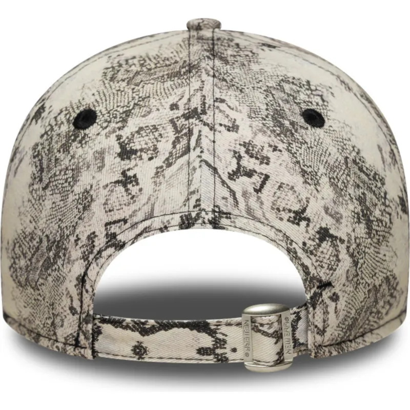 szara-regulowana-czapka-z-zakrzywionym-daszkiem-dla-kobiet-9forty-snake-new-york-yankees-mlb-new-era
