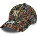 regulowana-wielokolorowa-czapka-z-zakrzywionym-daszkiem-dla-kobiet-9twenty-floral-new-york-yankees-mlb-new-era