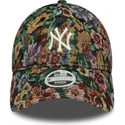 czapka-z-zakrzywionym-daszkiem-wielokolorowa-regulowana-damska-9twenty-floral-new-york-yankees-mlb-od-new-era
