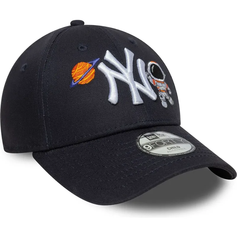 granatowa-zakrzywiona-czapka-regulowana-dla-chlopca-9forty-space-icon-new-york-yankees-mlb-new-era