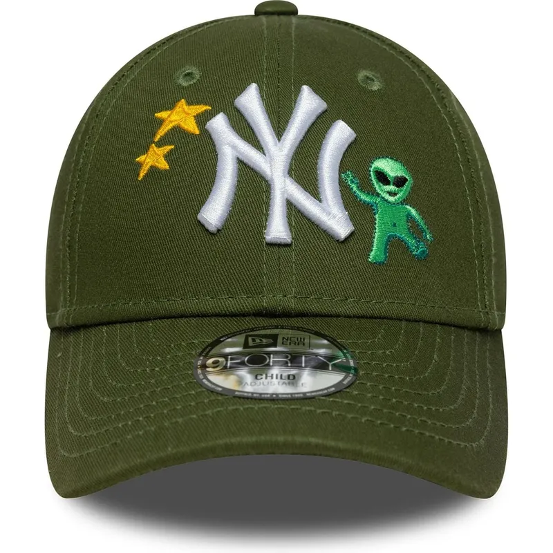 zielona-regulowana-czapka-z-daszkiem-dla-chlopca-9forty-space-icon-new-york-yankees-mlb-new-era